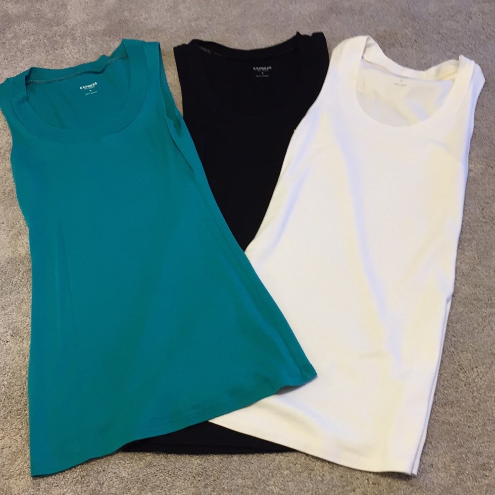 Express White Sexy Basics Top